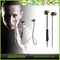 Small wireless earbud bluetooth earphone with functional Button in headphone